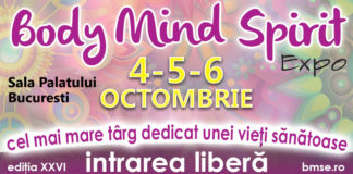 Body Mind Spirit, între 4-6 octombrie, la Sala Palatului, din București