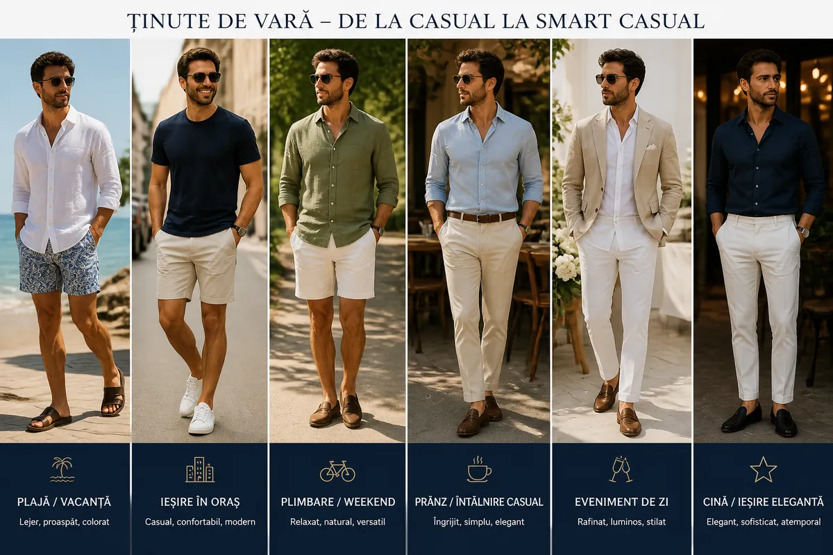 ținute bărbat ocazii vară