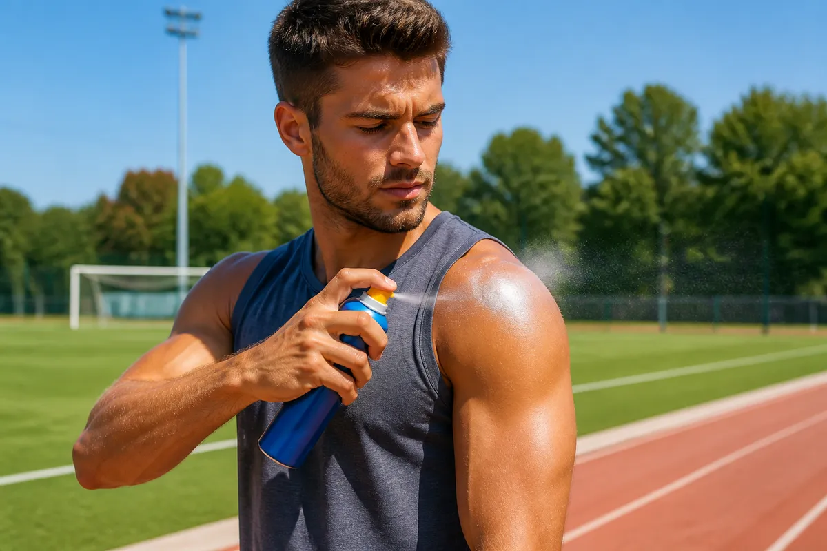 aplicare corectă protecție solară bărbați sport