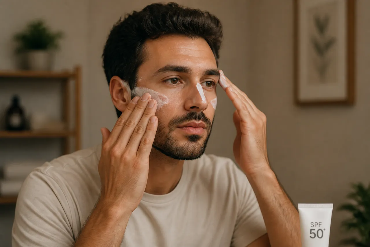 aplicare corectă SPF pe față și urechi
