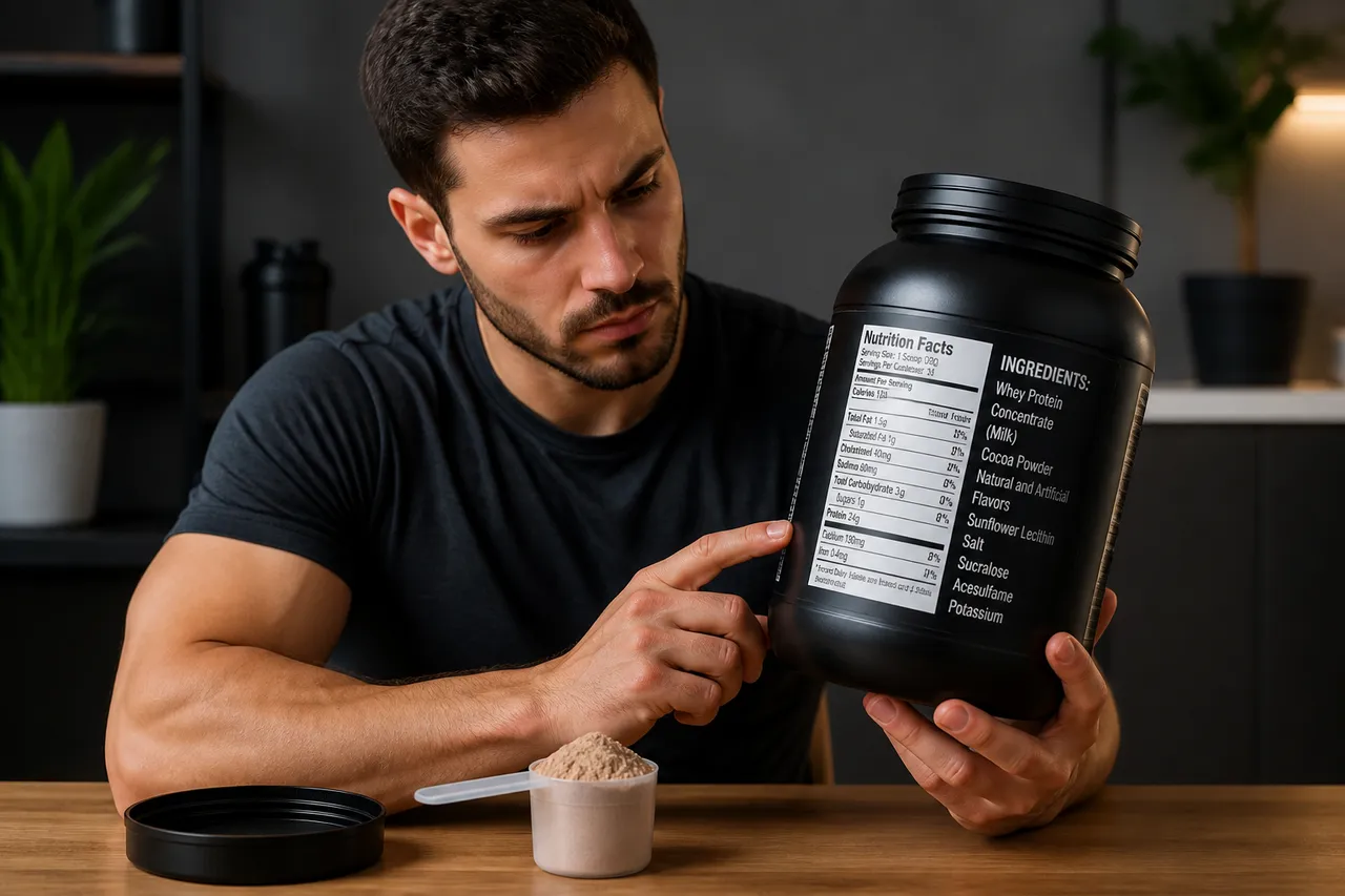 citirea etichetei whey pentru toleranță digestivă