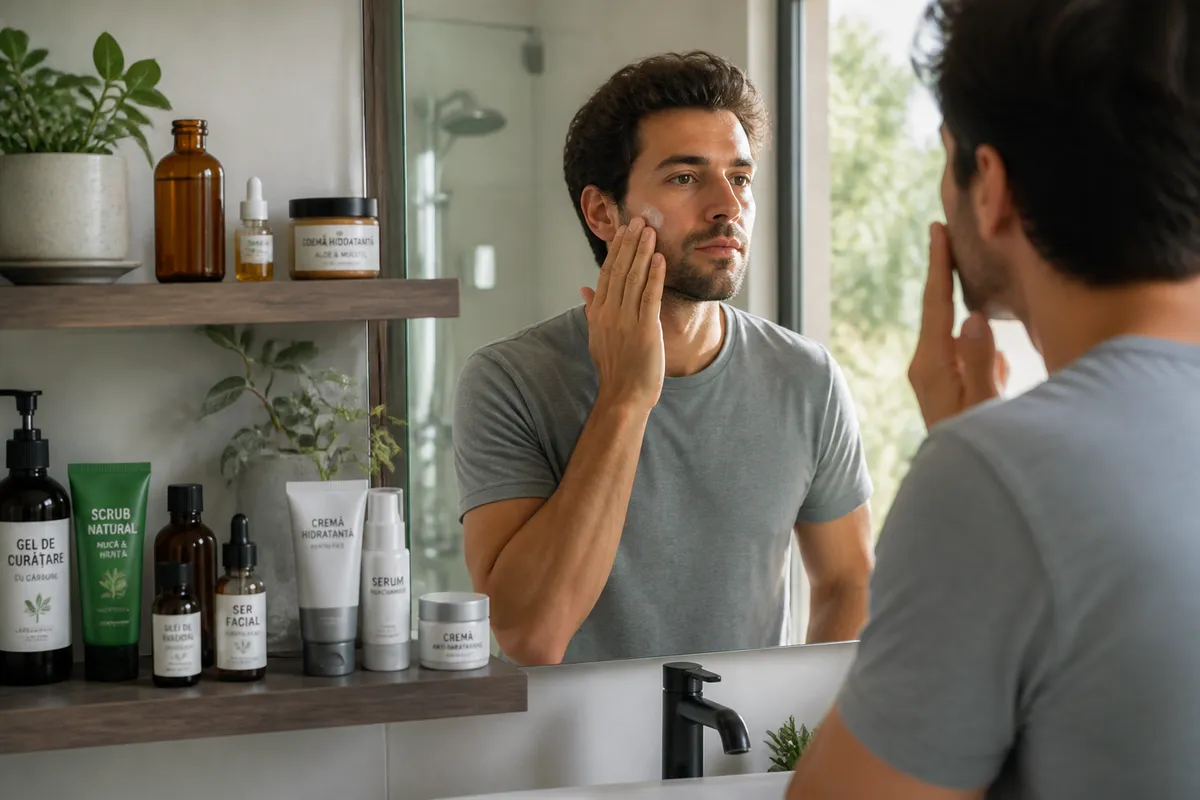 ingrediente naturale vs sintetice produse îngrijire bărbați