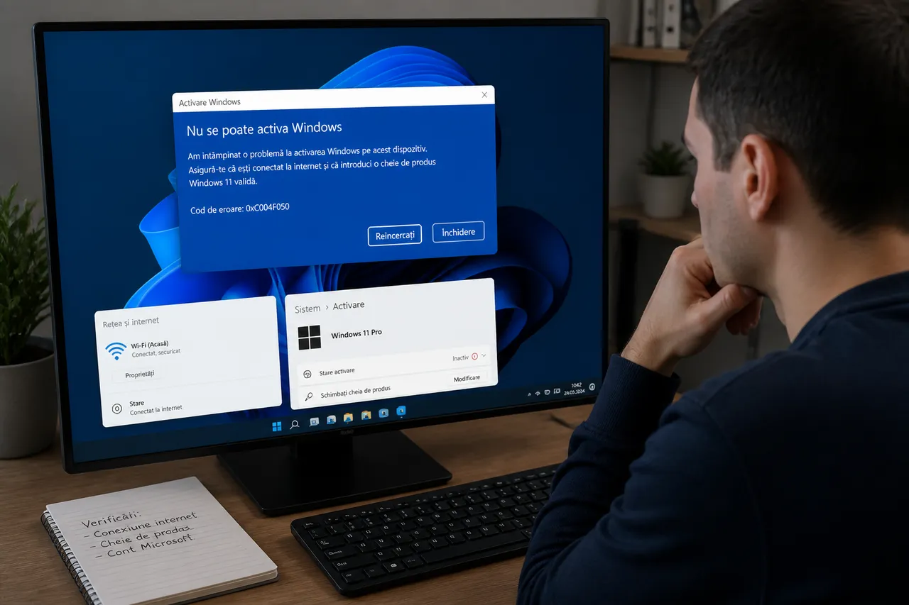 rezolvarea erorilor de activare Windows 11