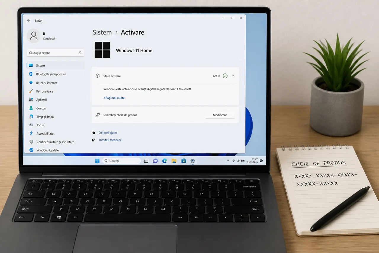 unde se introduce cheia de produs în Windows 11