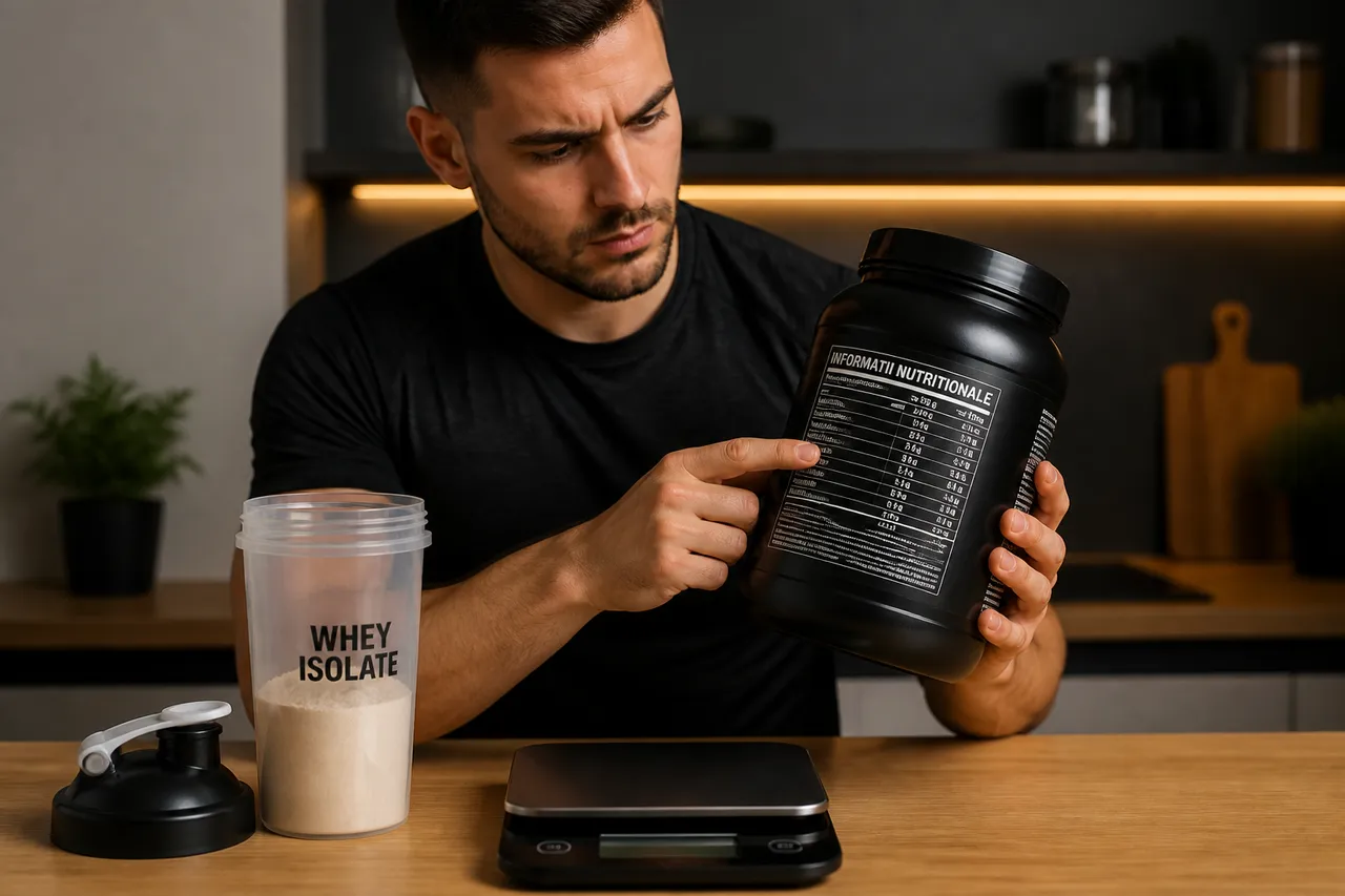 whey izolat cu puțină lactoză și grăsime