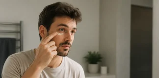 Corectorul sub ochi arată natural când controlezi cantitatea și fixarea Corectorul sub ochi arată natural când controlezi cantitatea și fixarea