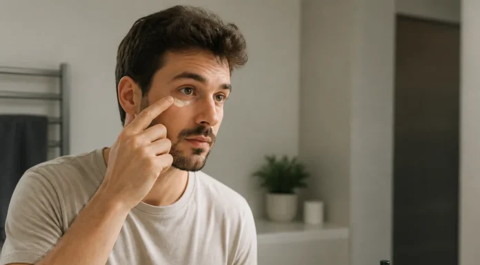 Corectorul sub ochi arată natural când controlezi cantitatea și fixarea Corectorul sub ochi arată natural când controlezi cantitatea și fixarea