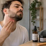 Dermatita de contact de la produsele pentru barbă și semnele care contează Dermatita de contact de la produsele pentru barbă și semnele care contează