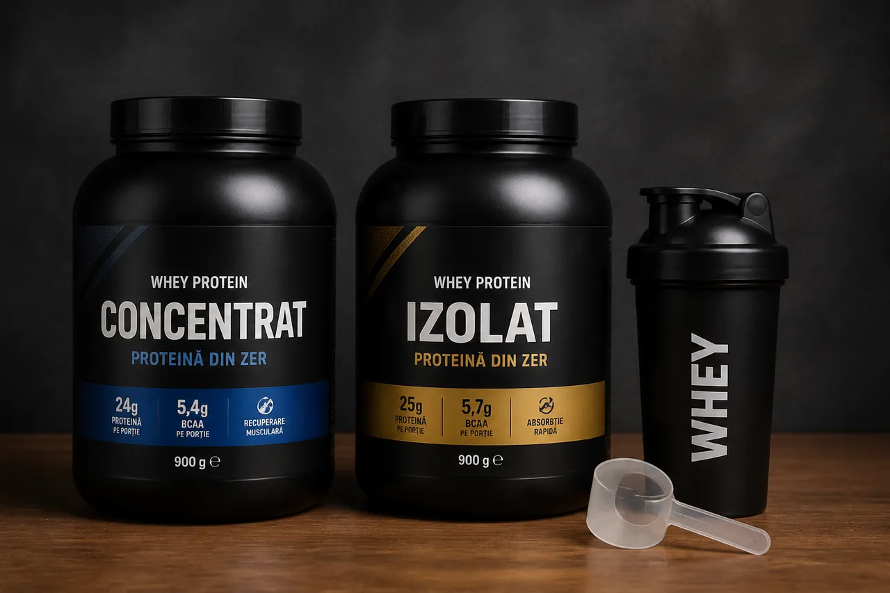 diferența dintre concentrat și izolat whey