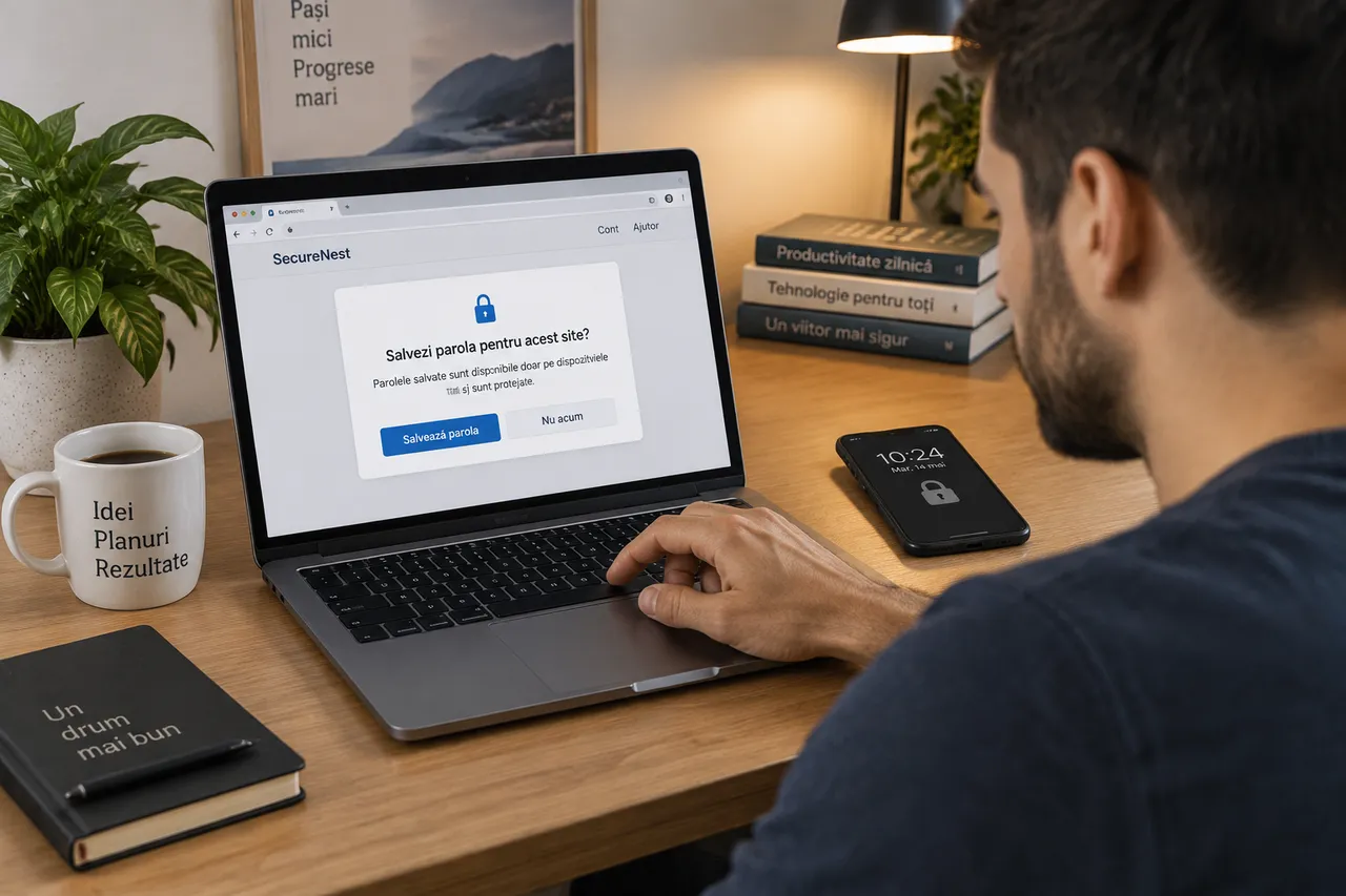 salvarea parolelor în browser explicată