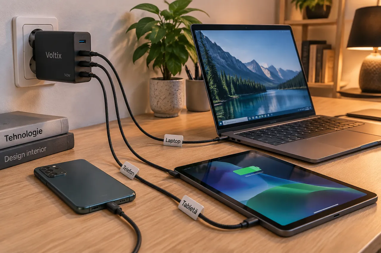 USB-C Power Delivery pentru încărcare rapidă