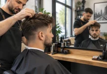 Linia frontală retrasă și tunsoarea care pune fața în proporție Linia frontală retrasă și tunsoarea care pune fața în proporție